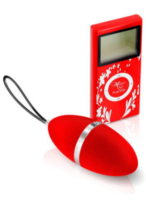 Oeuf vibrant rouge 10 vitesses télécommande écran LCD - CC5720000030